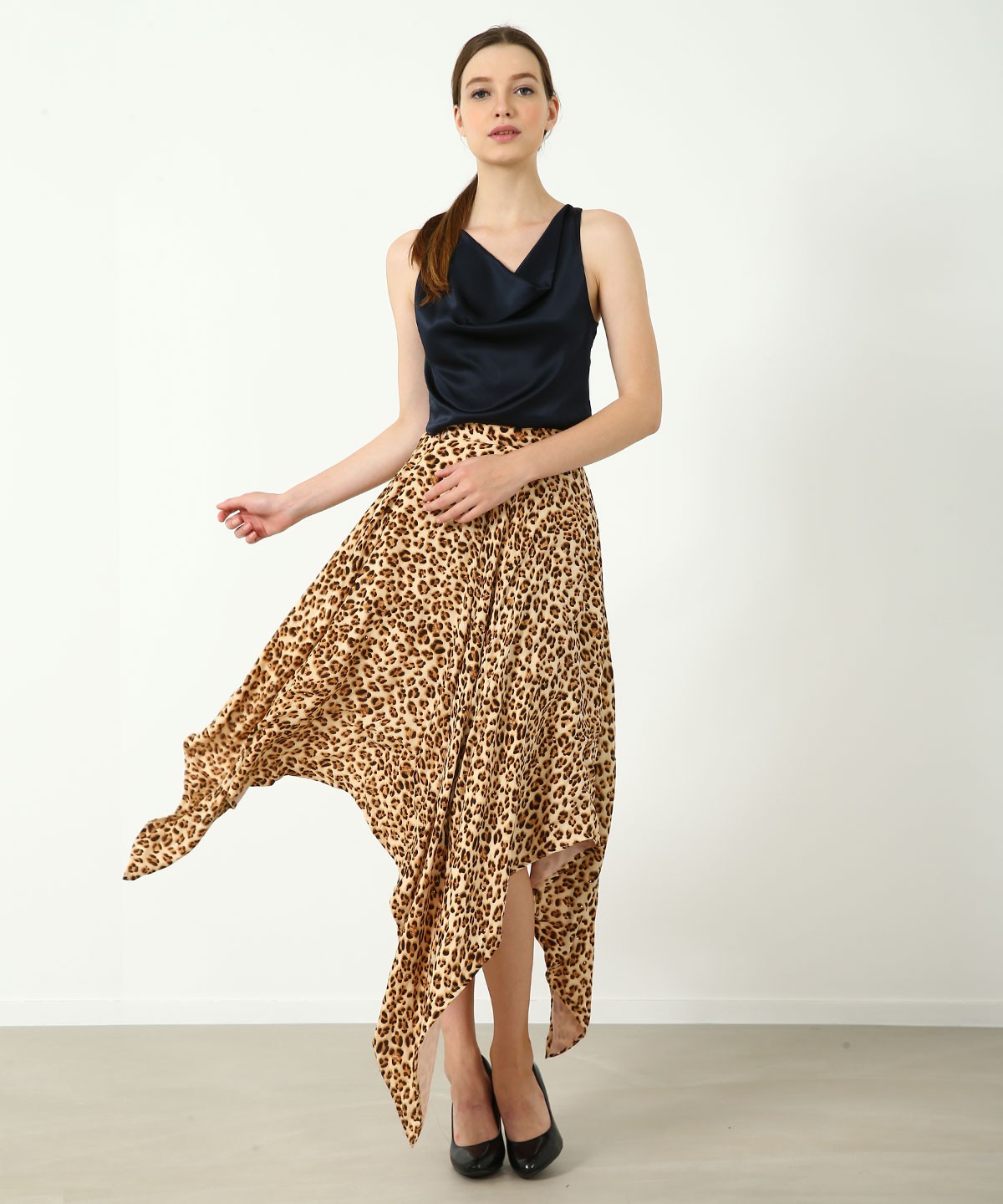 LOOK AT ME Leopard Skirt - Crystals